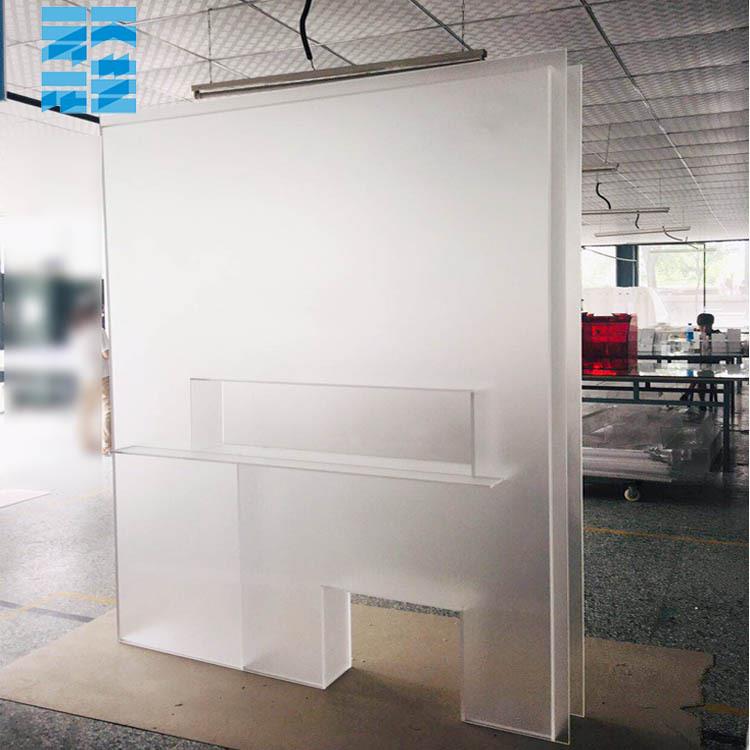 亚克力隔断屏风 大型装修 透明磨砂隔断 有机玻璃厂家直销