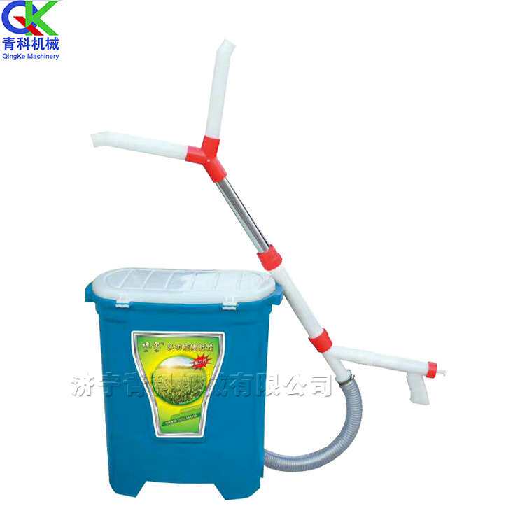 手推式施肥播种机 黄瓜辣椒玉米施肥撒播机 农作物撒肥追肥机