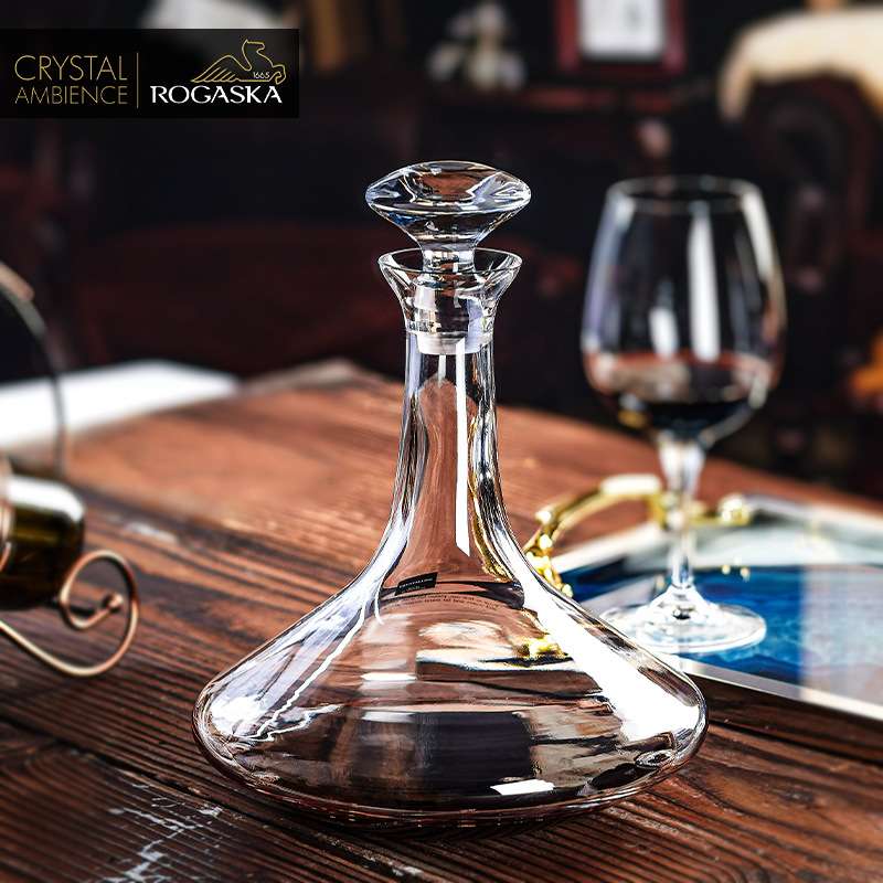 ROGASKA水晶玻璃创意盛酒器北欧红酒快速醒酒器大号酒具