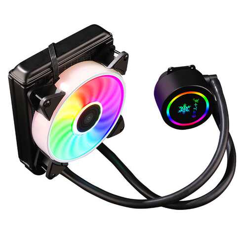 一体式水冷CPU散热器120标准版台式机电脑主机温控适用 Intel AMD