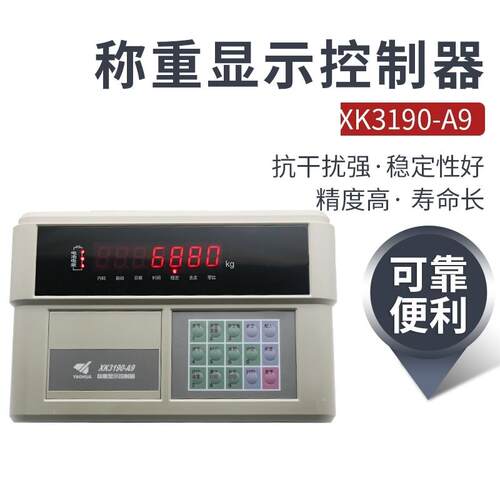 XK3190-A9+P仪表称重显示器A9打印仪表电子秤地磅仪表A9