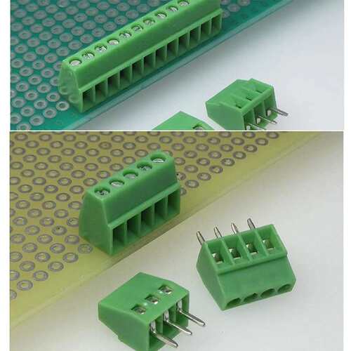 35PCS KF128-2P3P4P-8P10P螺纹螺钉式接线端子连接器 2.54MM间距