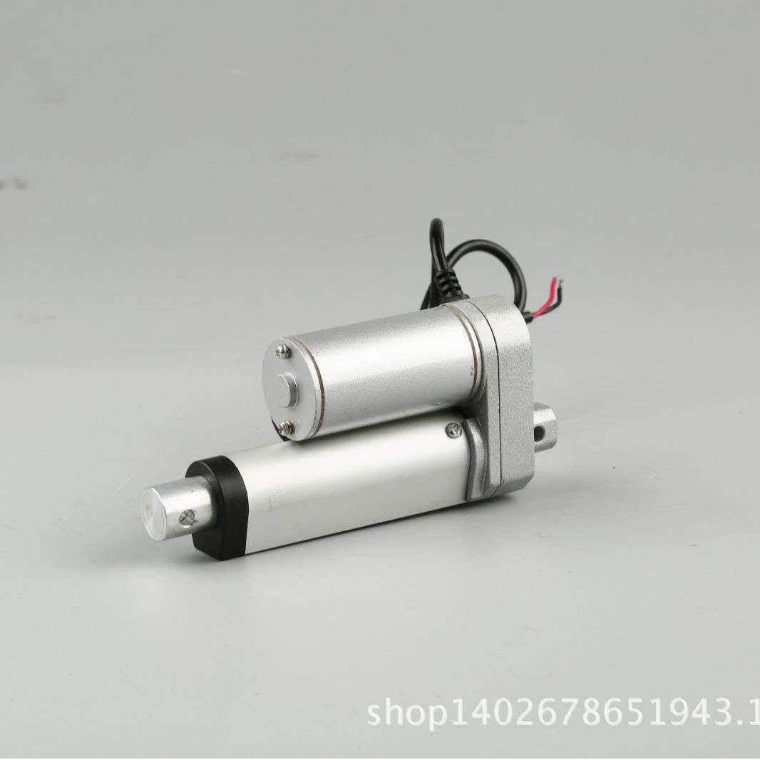 750n电动推杆行程50mm小型电动缸推杆电机电动缸金属齿轮箭顺