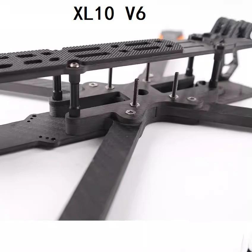 XL10 V6兼容DJI O3天空端 VISTA 数字图传10寸远航FPV穿越机机架