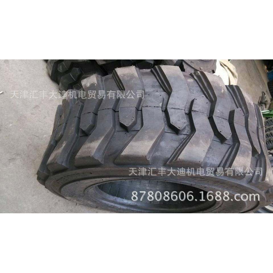 供应高品质工程轮胎山猫装载机轮胎滑移装载机10-16.5实心轮胎