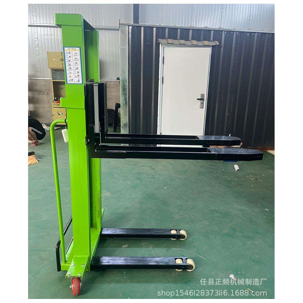 电动随车叉车自动升降上下车跟车装卸货一吨载重便携式堆高搬运车