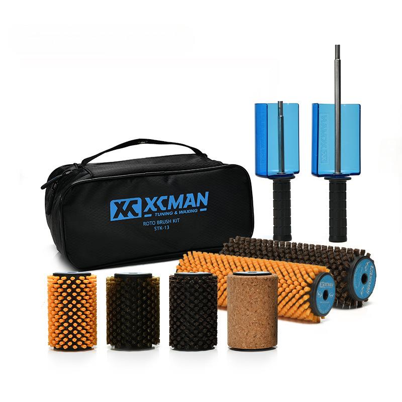 滑雪板除蜡刷子套装单板双板维护保养电动滚刷马毛刷钢丝刷