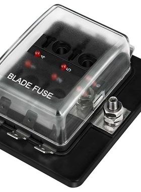 6 路 RV 保险丝块叶片保险丝盒 DC12~32V 12V 接线盒 Jtron LED