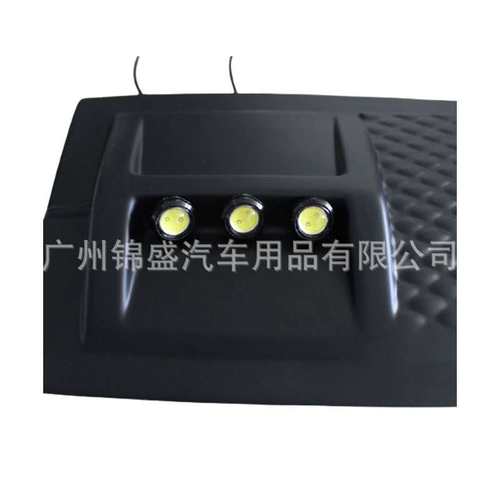 Front Roof Spoiler with light for hilux 2015+  with LED