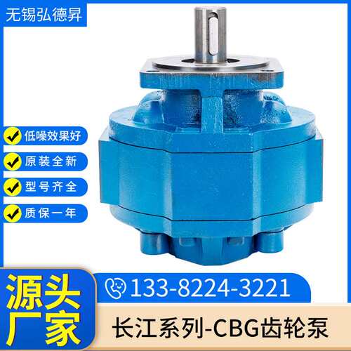 长江系列CBG齿轮泵 装载机高压油泵液压机械油泵长江齿轮液压油泵