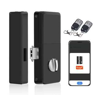 大门遥控隐形家用电子密码防盗暗锁室内智能感应门锁刷卡无线远程