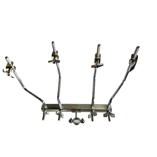 多牛铃支架 加固款小打击乐器4头2头架子鼓万用扩展架配件