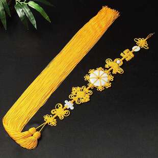 和尚主法背云流苏1.1米穗子法师挂珠万字结法轮结日常挂珠穗子