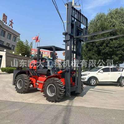 凯大越野叉车厂家供应3.5吨多功能全液压装卸车一体式升降铲车