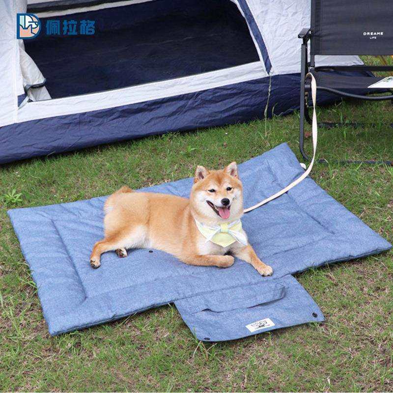 新款宠物易清洗耐脏垫子狗窝便携收纳防泼水耐抓四季宠物户外窝垫