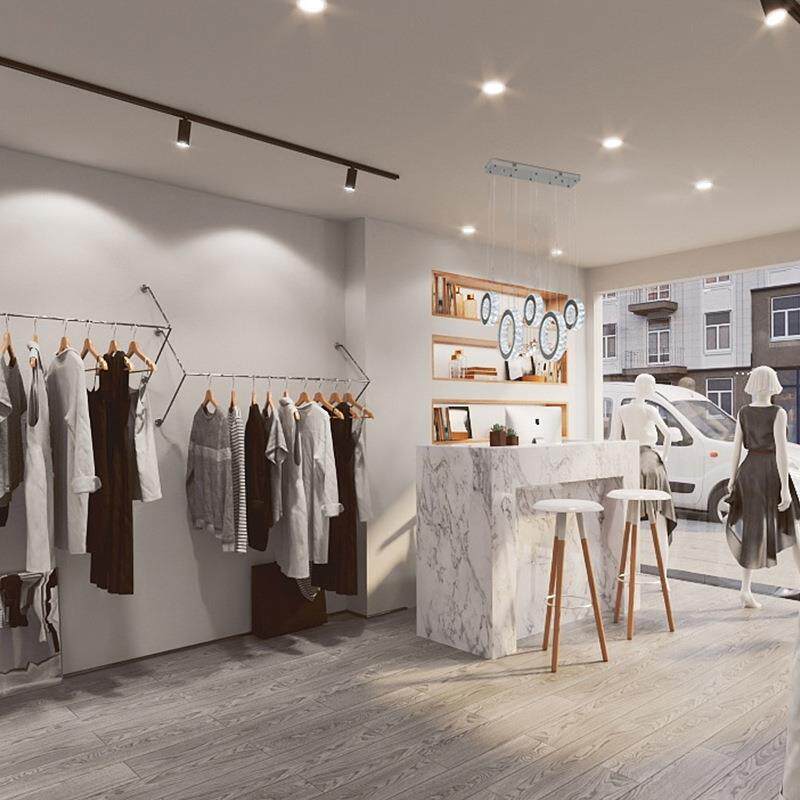 现代简约吧台酒吧咖啡厅创意个性时尚LED艺术水晶餐吊灯新款客厅