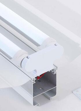 厂家超市线槽t8双管带罩支架 吊装LED 超市桥架线槽支架灯