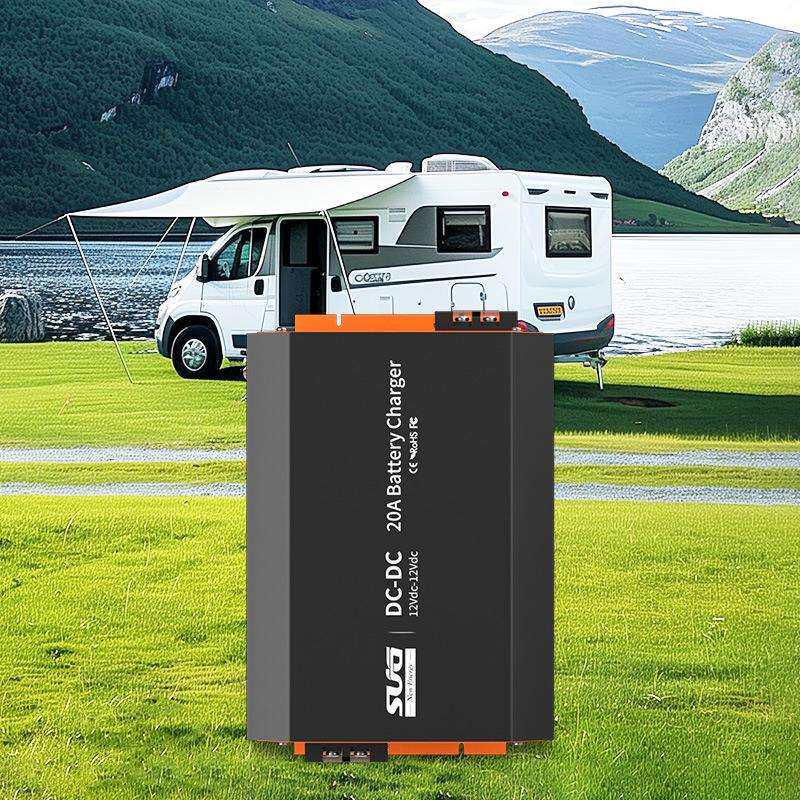 12V 20A DC-DC车载电池充电器 房车游艇专用