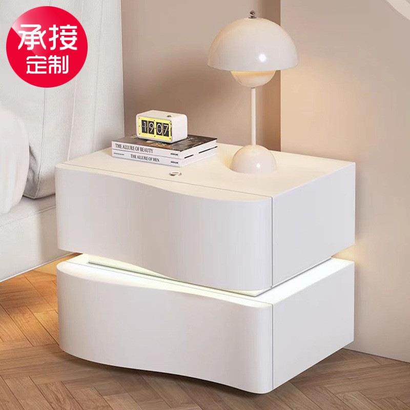 跨境爆款床头柜卧室奶油风创意家用新款现代简约床边收纳柜子白色,鲜花速递/花卉仿真/绿植园艺,割草机/草坪机,淘宝优惠券,粉丝福利购,淘宝优惠卷