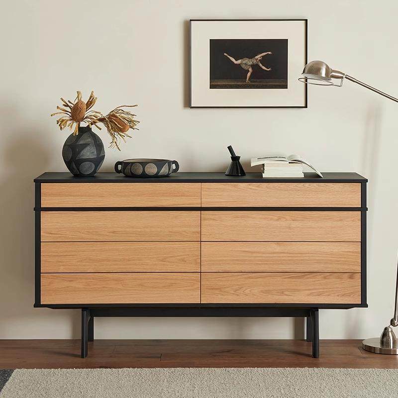 北欧橡木八斗柜卧室牀尾柜客厅靠墙储物收纳装饰柜中古实木抽屉柜,鲜花速递/花卉仿真/绿植园艺,割草机/草坪机,淘宝优惠券,粉丝福利购,淘宝优惠卷