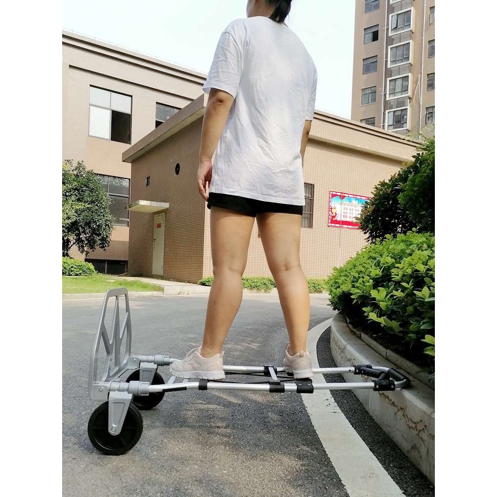 xyt折叠便携手拉车快递物流搬运拖货拉杆车家用行李车买菜购物小
