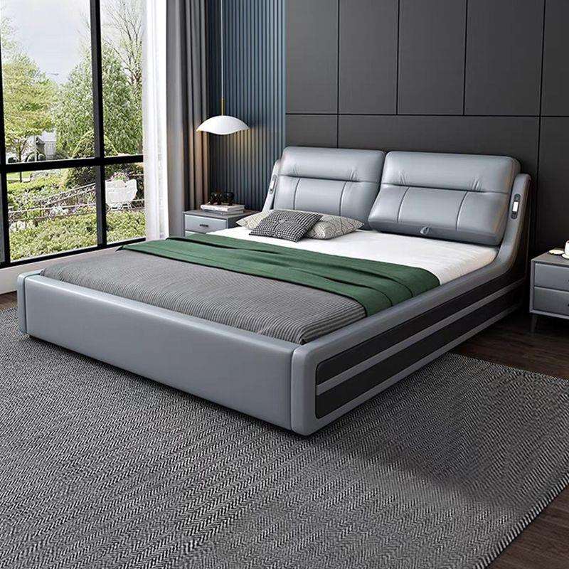 主卧双人床新款智能床多功能意式轻奢大床现代简约高箱软体婚床