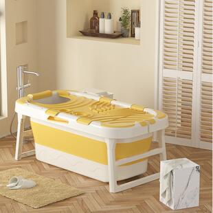 阿诺欣可折叠泡澡桶超大号长方形成人全身儿童洗澡桶浴缸洗澡神器