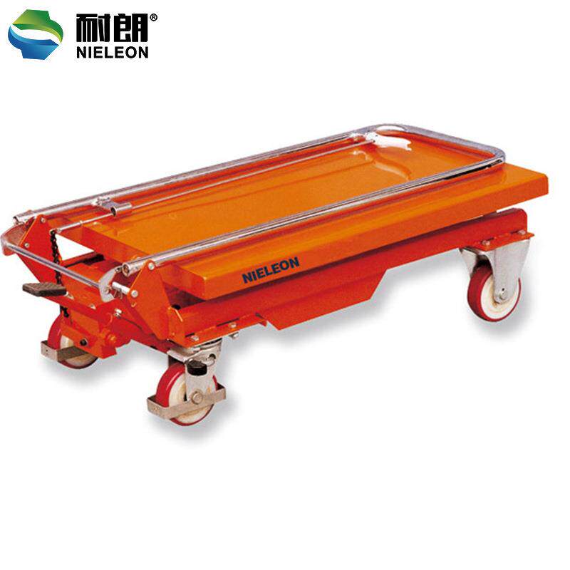 厂家脚踏式升降平台车 液压升降台NL00211双剪升降平台车