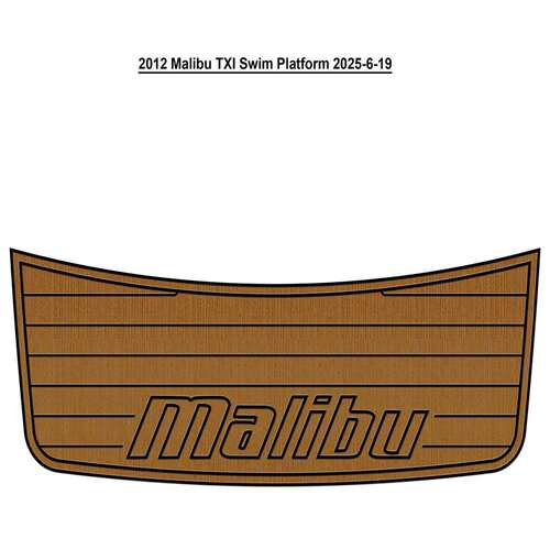 2012 Malibu TXI Swim Platform 游艇船舶EVA柚木地板 eBay热销
