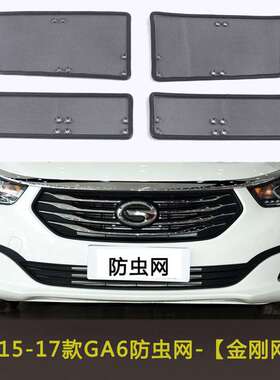 传其15-21款GA4PLUS/GA4/GA8/GA6汽车防虫网水箱防护网中网改装件