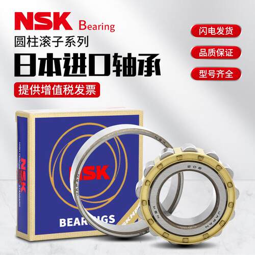 进口NSK NUP2 04/05/06/07/08/09/10 EW EM C3 圆柱滚子轴承