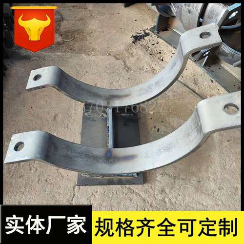 液化管廊J2-400-150-300管夹式管托 隧道固定支架920大管焊接托座