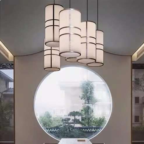 中式现代卧室床头小吊灯餐厅吧台茶室客厅走廊玄关餐饮卡座灯具