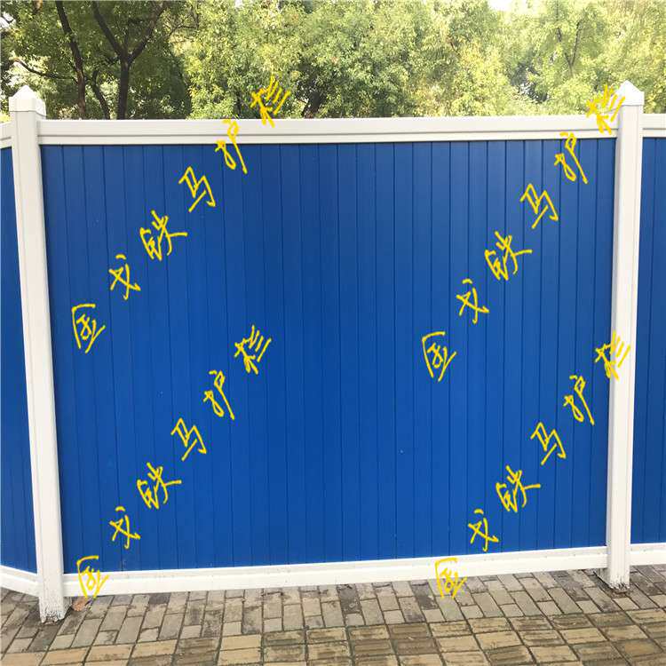 苏州昆山彩钢施工围挡临时建筑护栏市政铁皮围栏基坑围闭厂家直销