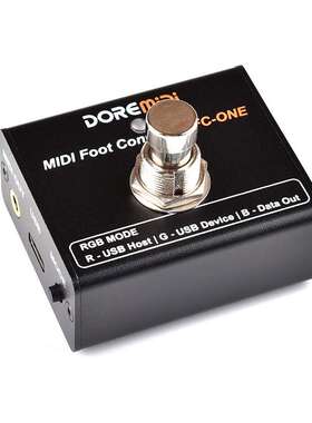 DOREMiDi 电吉他效果器自定义MIDI脚踏踩钉踏板控制器FC-ONE