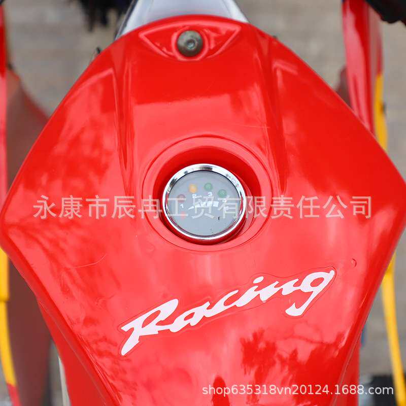 新款迷你三轮小跑车儿童公路赛车户外小趴赛车二冲程电启动小摩托
