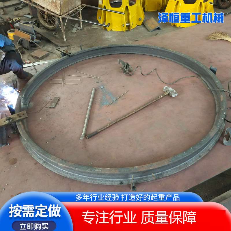 销售工字钢环形跑道 电动葫芦弧形轨道 工字钢折弯U型滑轨