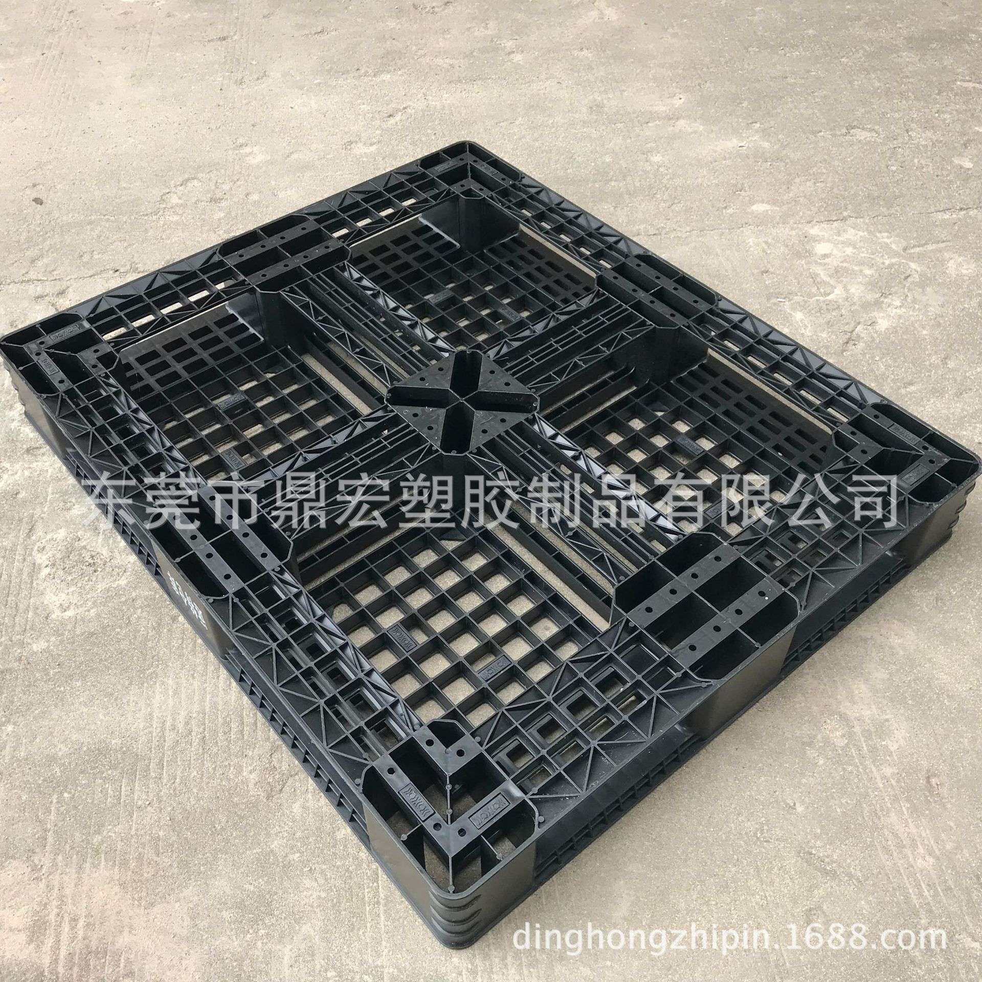 供应1210黑色防静电卡板无尘车间ESD防静电田字托盘物流仓储周转