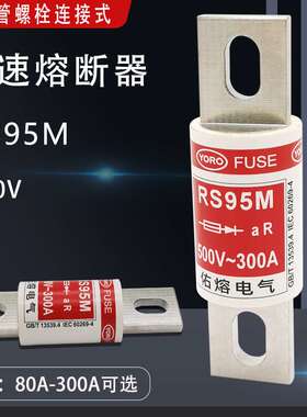 佑熔 螺栓连接式快速熔断器RS95M 500V 300A 250A 200A 150A 120A