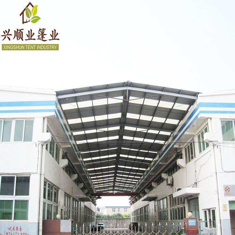 深圳钢结构厂房雨棚 彩钢瓦雨棚悬空钢结构遮阳雨棚制作设计安装