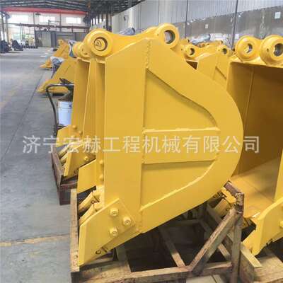 挖掘机挖斗PC150 筛斗 松土器 破碎锤 连杆 护链架 工字架 马拉头