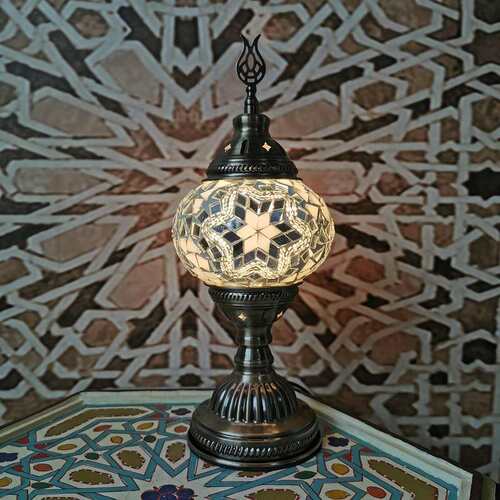 Moroccan table lamp 摩洛哥台灯手工复古异域卧室客厅装饰台灯