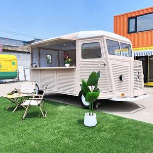 移动售货店铺水吧 文旅景区规划餐饮商业车多功能便民能量补给站