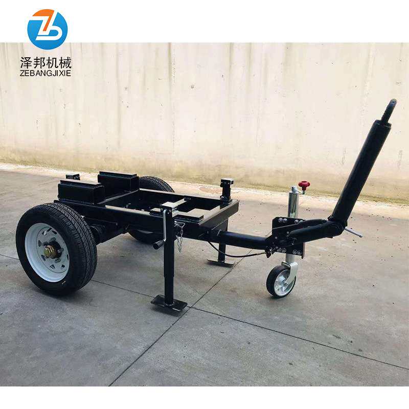 两轮发电机移动拖车牵引拖车带底盘刹车后桥总成