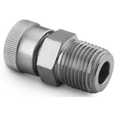 世伟洛克SS-2-UT-1-2不锈钢Ultra-Torr真空接头外螺纹NPT 1/8 in.