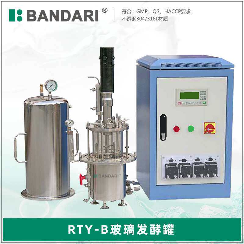 RTY-B生物反应器 加热发酵罐 小型实验室食用菌微生物培养缸槽