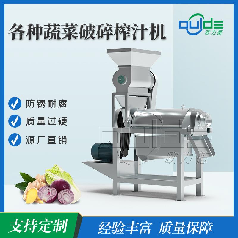 供应工业各种蔬菜榨汁机304不锈钢果蔬破碎榨汁生姜青菜猕猴桃取