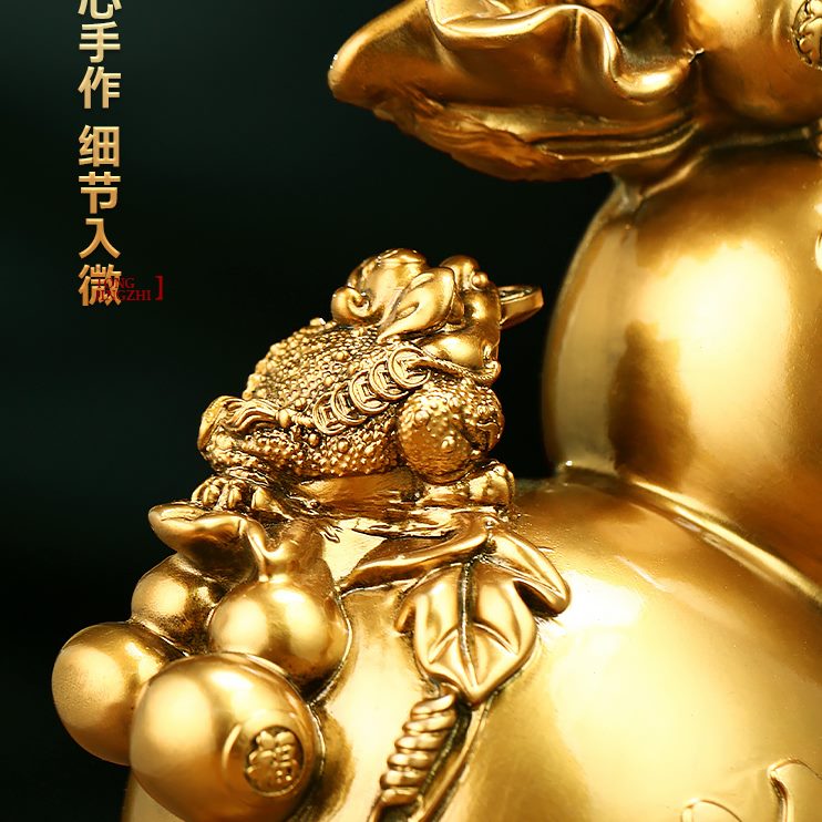 家居福临乔迁新居礼品福财客厅百门电视柜玄关装饰品葫芦摆件多多