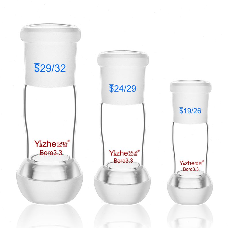 仪器//磨翌哲#实验室玻璃器皿 转换接头19玻璃口/标准与口标准与