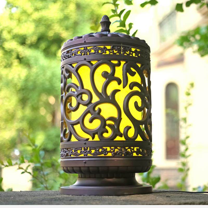 led圆形柱头灯户外防水庭院灯压铸铝制品欧式围挡灯led大门柱灯,家装灯饰光源,景观庭院灯饰,淘宝优惠券,粉丝福利购,淘宝优惠卷